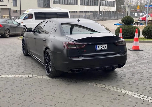 Maserati Quattroporte cena 170000 przebieg: 105264, rok produkcji 2015 z Warszawa małe 497